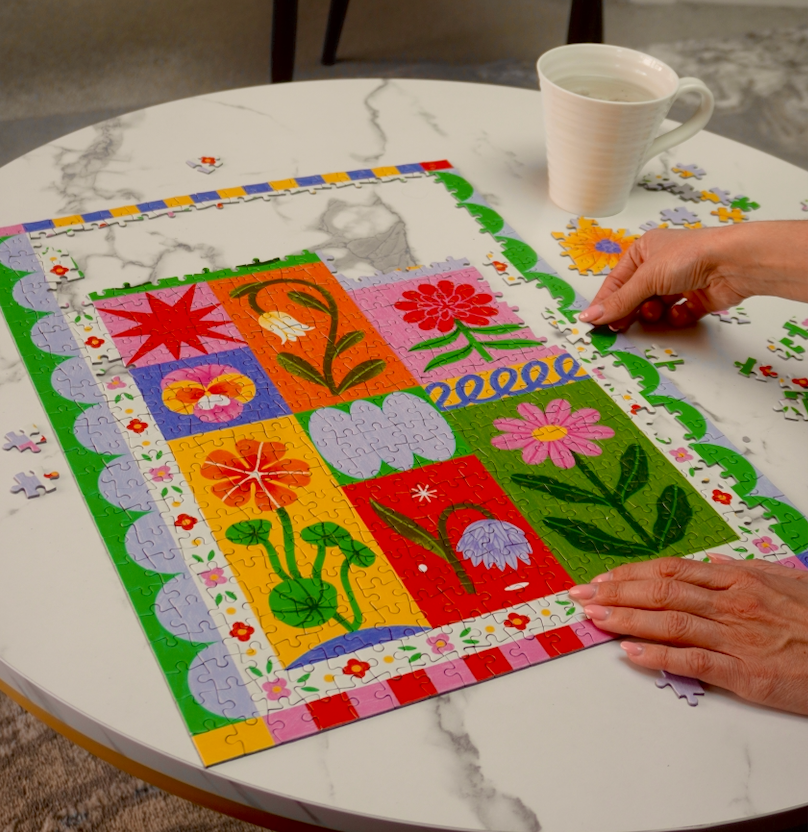 bloomin' bliss 500 piece jigsaw puzzle