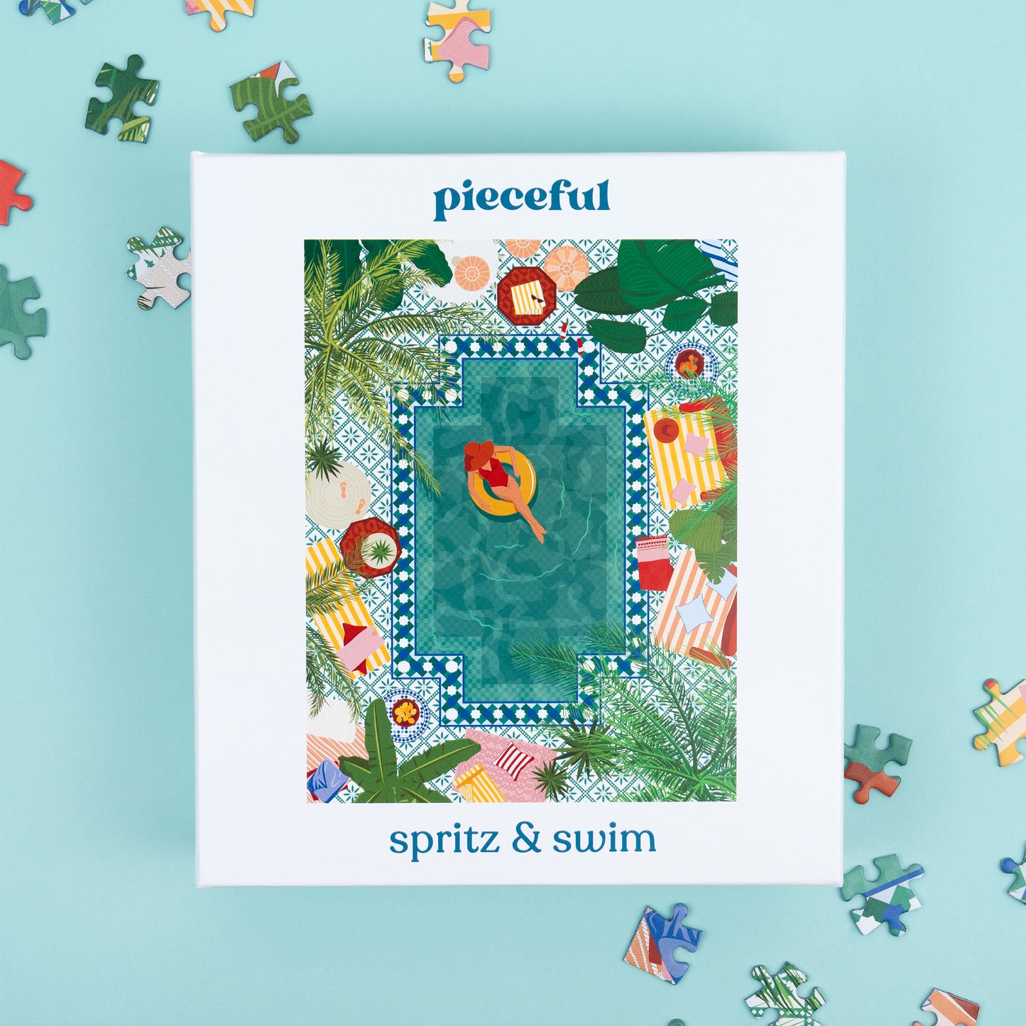 spritz & swim 500 piece jigsaw puzzle
