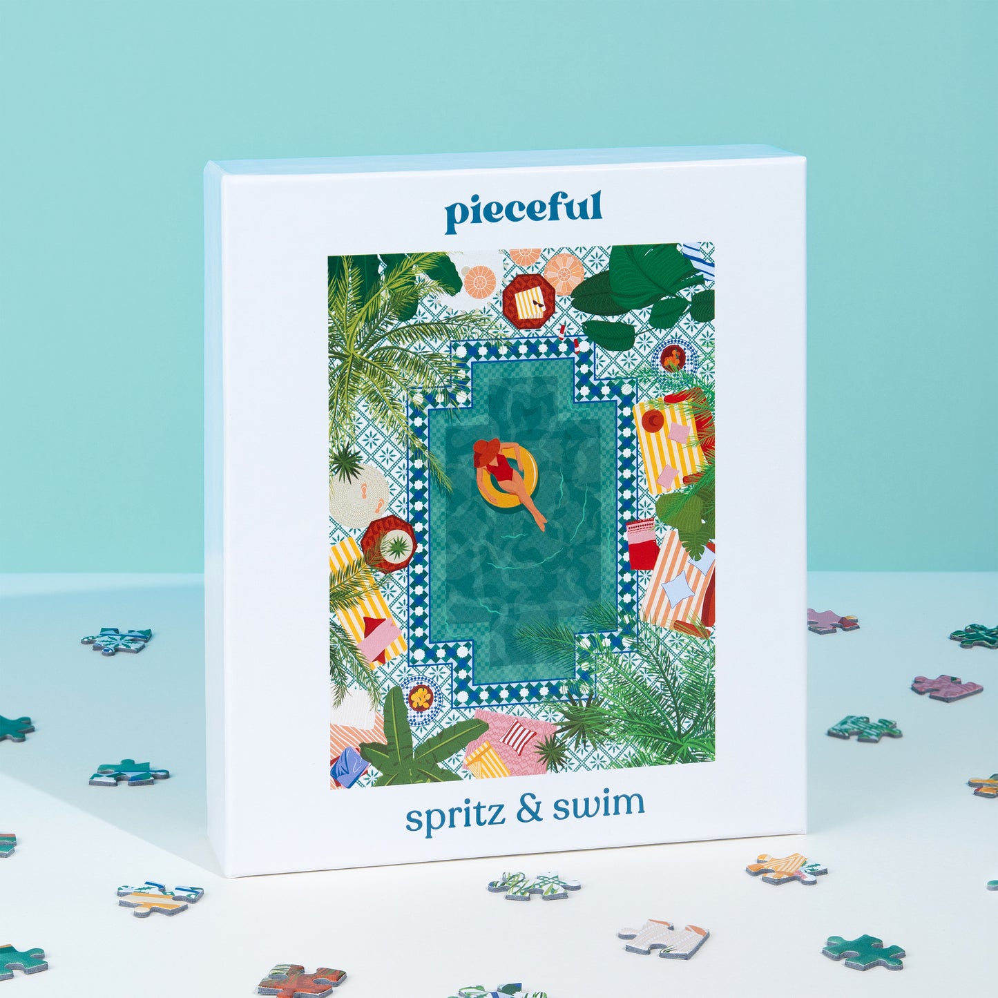 spritz & swim 500 piece jigsaw puzzle