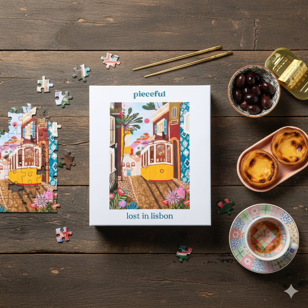 lost in lisbon 500 piece jigsaw puzzle
