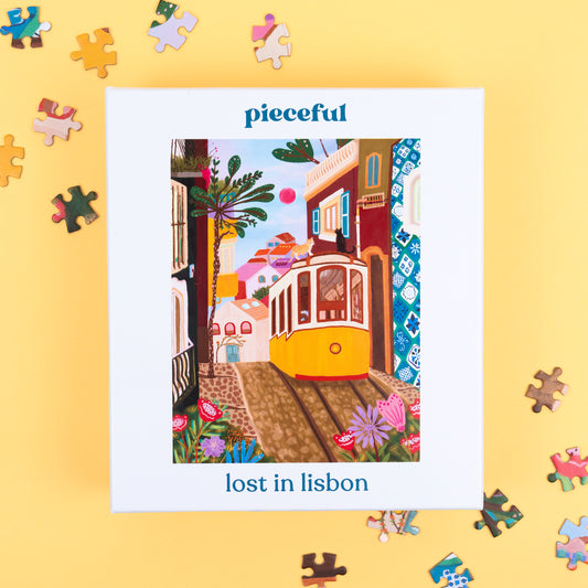 lost in lisbon 500 piece jigsaw puzzle