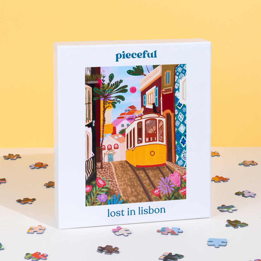 lost in lisbon 500 piece jigsaw puzzle