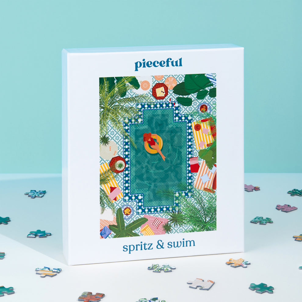 spritz & swim 500 piece jigsaw puzzle